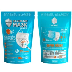 Doctor Silver Ion Hipokrat Mask 10 Adet Yetişkin Maske